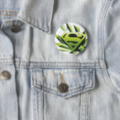 Superman Stylized | Green Shield Logo Button (Beispiel)