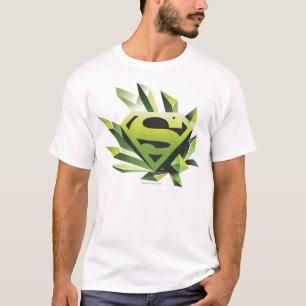 Superman Stylized Green Shield Logo T-Shirt