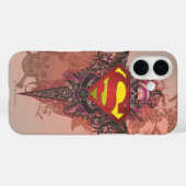 Superman Stylized | Grunge Design Logo Case-Mate iPhone Hülle (Rückseite (Horizontal))