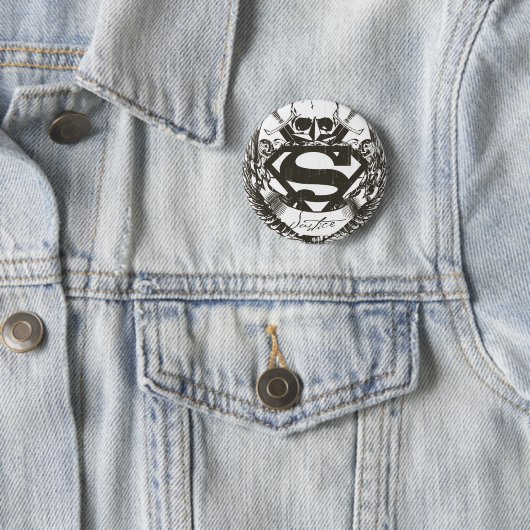 Superman Stylized | Justiz-Logo Button (Beispiel)