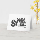 Superman Stylized | Logo "Man of Steel Letters" Karte (Gelbe Blume)