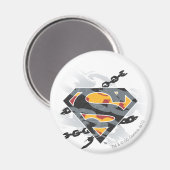 Superman Stylized | Logos für Ketten Magnet (Vorderseite/Rückseite)