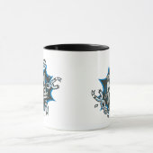 Superman Stylized | Man of Steel Splash Logo Tasse (Zentrum)