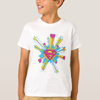 Superman Stylized | Pink with Hearts Logo