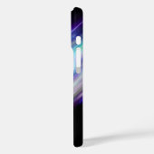 Superman Stylized | Shiny Blue Burst Logo Case-Mate iPhone Hülle (Rückseite / Links)