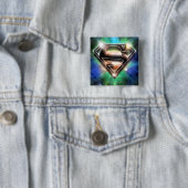 Superman Stylized | Shiny Burst Logo Button (Beispiel)