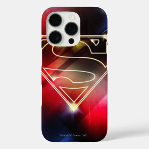 Superman Stylized   Shiny Yellow Kontur Logo iPhone 16 Pro Hülle