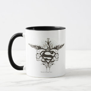 Superman Stylized   Skulls Logo Tasse