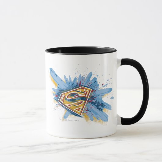 Superman Stylized | Splash-Logo Tasse (Rechts)