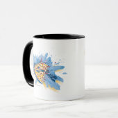 Superman Stylized | Splash-Logo Tasse (Vorderseite Links)