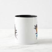 Superman Stylized | Spritzer-Logo Tasse (Zentrum)
