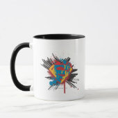 Superman Stylized | Spritzer-Logo Tasse (Links)