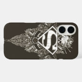 Superman Stylized | Stern- und Skull-Logo Case-Mate iPhone Hülle (Rückseite (Horizontal))