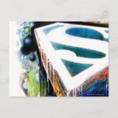 Superman Stylized | Urban Graffiti-Logo Postkarte (Vorderseite)