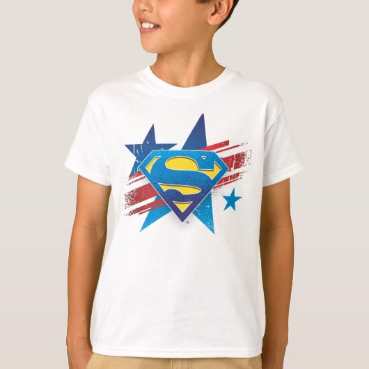 Superman Stylized | US FLAGGE T-Shirt (Vorderseite)