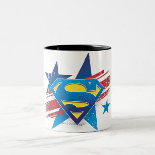 Superman Stylized   US FLAGGE Zweifarbige Tasse