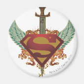 Superman Stylized | Wings-Logo Magnet (Vorne)
