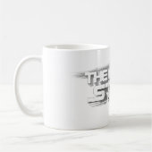 Superman Stylized | Zeichnend Logo eines Mannes au Kaffeetasse (Links)