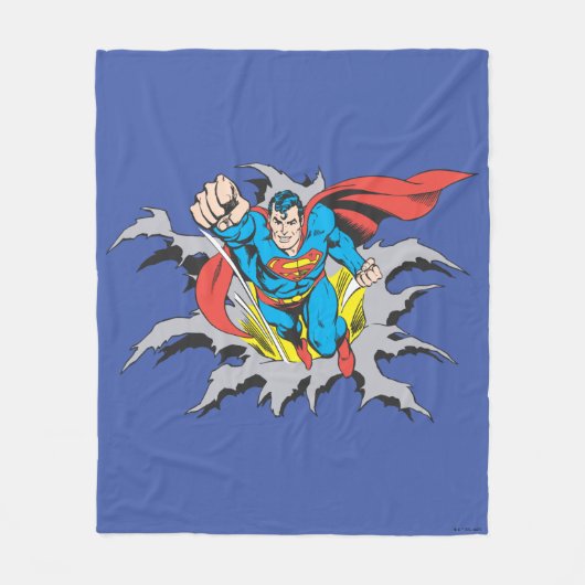 Superman Tears Thru Fleecedecke (Vorderseite)