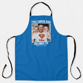 Superman | This Super Dad Belongs To T-Shirt Apron Schürze (Vorderseite)