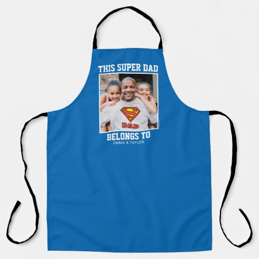 Superman | This Super Dad Belongs To T-Shirt Apron Schürze (Vorderseite)