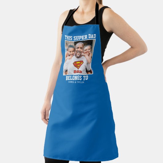Superman | This Super Dad Belongs To T-Shirt Apron Schürze (InSitu)