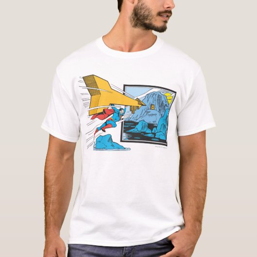 Superman Tunneling in Rock T-Shirt (Vorderseite)