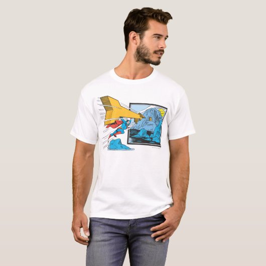 Superman Tunneling in Rock T-Shirt (Vorne ganz)