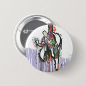Superman Twisted Innocence Poster Button (Vorne & Hinten)