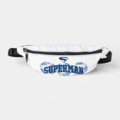 Superman über den Globus Bauchtasche (Vorderseite)