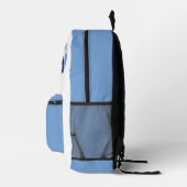 Superman über den Globus Bedruckter Rucksack (Rechts)