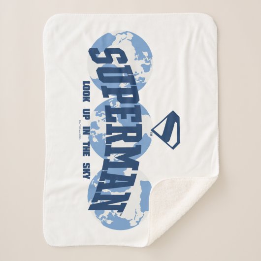 Superman über den Globus Sherpadecke (Vorderseite)