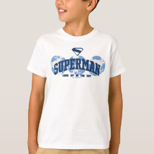 Superman über den Globus T-Shirt