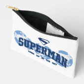 Superman über den Globus Zubehörtasche (Offen)