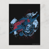 Superman und Karte (Vorderseite)