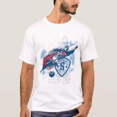 Superman und Karte T-Shirt (Vorderseite)