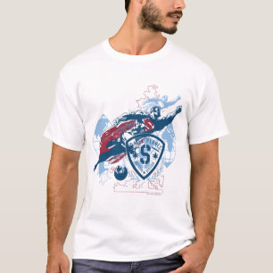 Superman und Karte T-Shirt