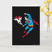 Superman und Krypto 2 Karte (Gelbe Blume)