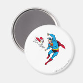 Superman und Krypto 2 Magnet (Vorderseite/Rückseite)