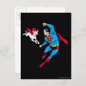 Superman und Krypto 2 Postkarte (Vorne/Hinten)