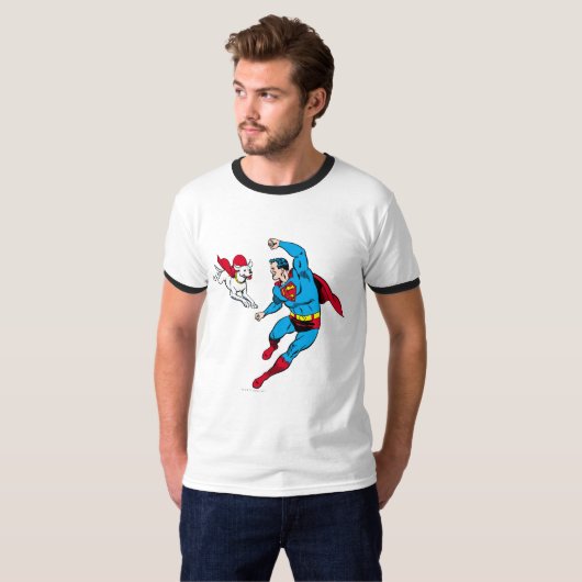 Superman und Krypto 2 T-Shirt (Vorne ganz)