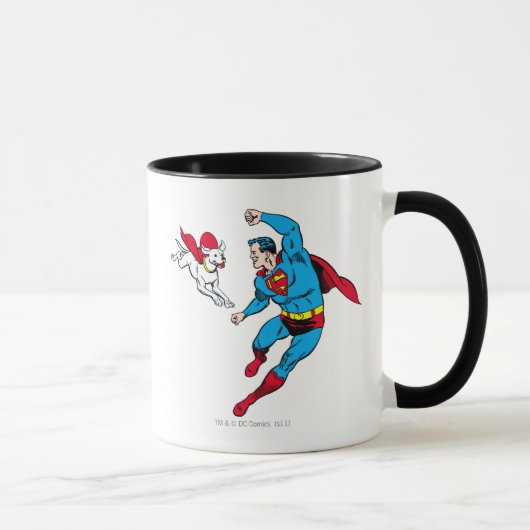 Superman und Krypto 2 Tasse (Rechts)