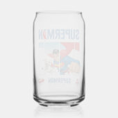 Superman und Krypto fliegen Dosenglas (Rückseite)