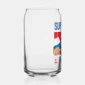 Superman und Krypto fliegen Dosenglas (Rechts)