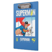 Superman und Krypto fliegen Klemmbrett (Links)