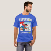 Superman und Krypto fliegen T-Shirt (Vorne ganz)