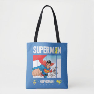 Superman und Krypto fliegen Tasche