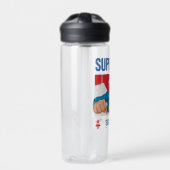 Superman und Krypto fliegen Trinkflasche (Vorderseite)