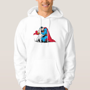 Superman und Krypto Hoodie