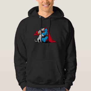 Superman und Krypto Hoodie